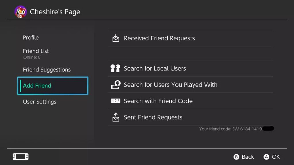 How to Find the Nintendo Friend Code?