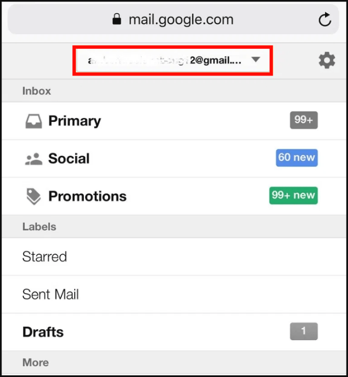 How to Change Default Gmail Account 
