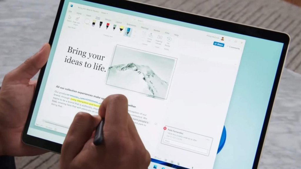 Features of Windows 11: Haptic Pen Support