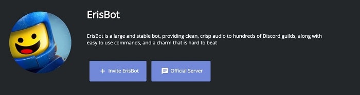 ErisBot: Discord Music Bot 