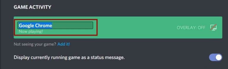 How to Change Discord Playing Status