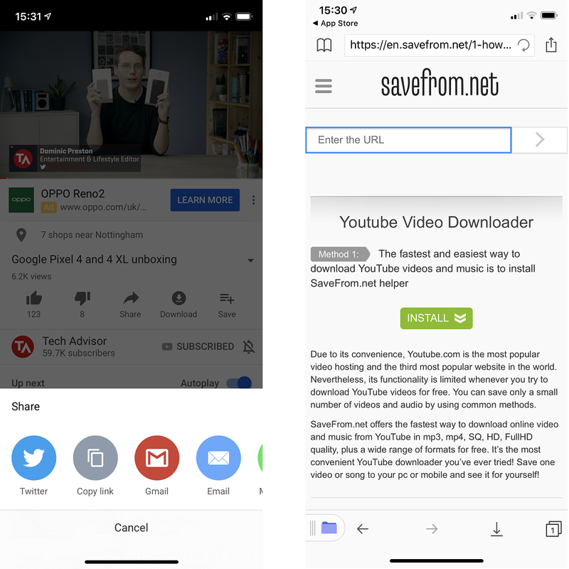 How to download YouTube videos to iPhone