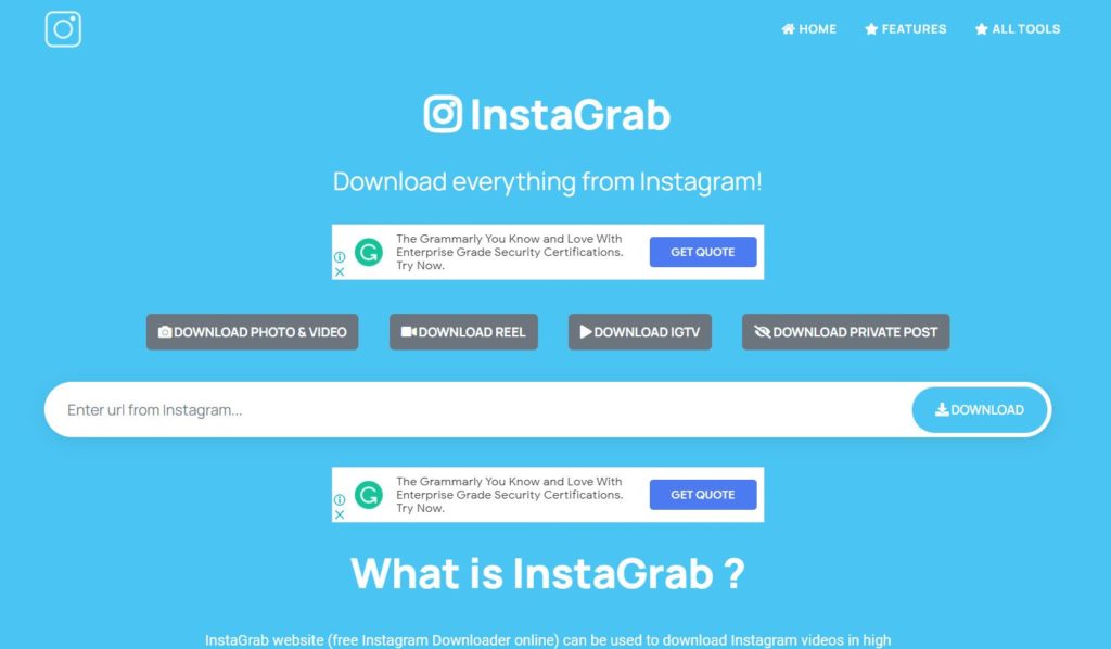 InstaGrab: Private Instagram Viewer