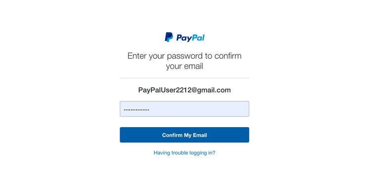 email verification logo: Money is waiting for you