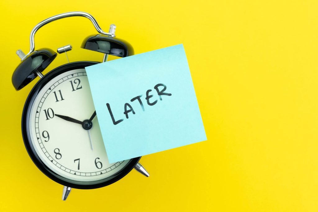 Stop Procrastinating: Healthy New Year's Resolution