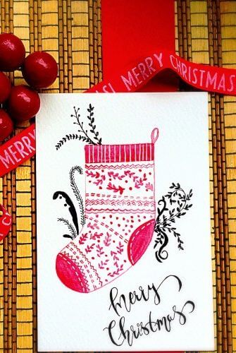 DIY Christmas Cards That Are Prepared Under 5 Minutes