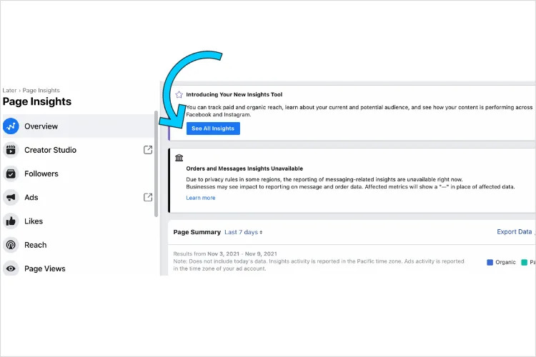 Check Optimal Timezones with Facebook Audience Insights-