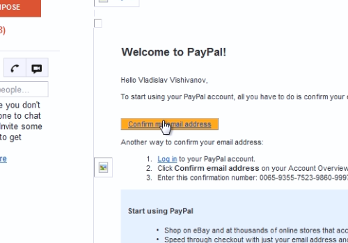 VERIFY EMAIL ADRESS LOGO:Why paypal won't let you send money