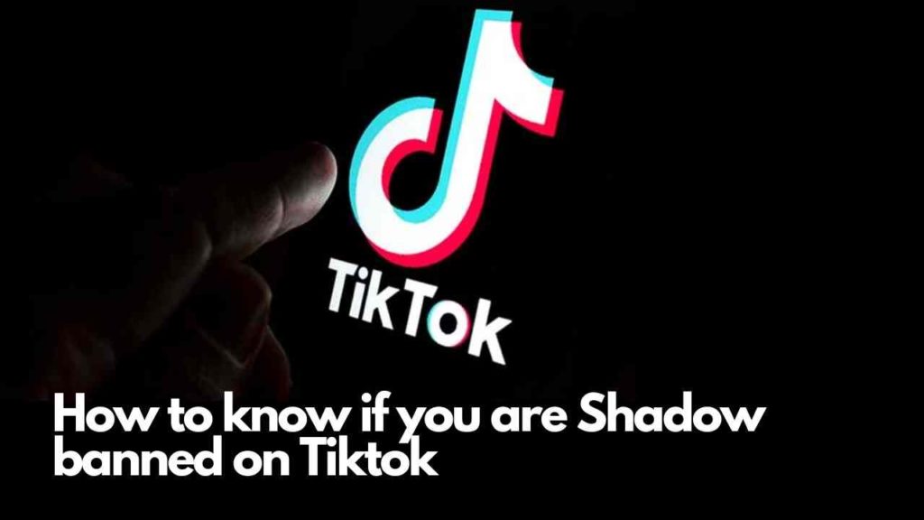 how to know if you are shadowbanned on TikTok logo: how to know if you are shadowbanned on TikTok