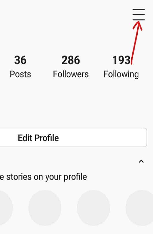 three horizontal lines on instagram image; how many accounts can you have on Instagram