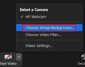 virtual backgroun image in zoom: how to blur the background in zoom