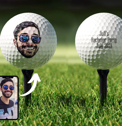 Personalized Golf Balls; 25+ New Year Gift Ideas For Boys 
