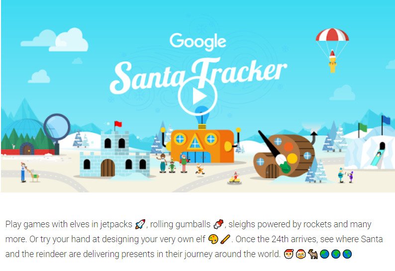 Google Santa Tracker | Live Santa Tracker For Christmas Eve