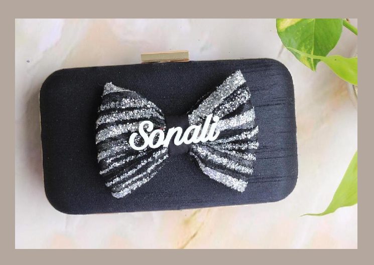 Bow Pouch With Name; 21 Best New Year Gift Ideas For Girls | Make Her Smile In 2022 