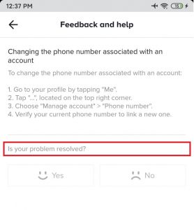 yes or no logo: how to remove a number from TikTok