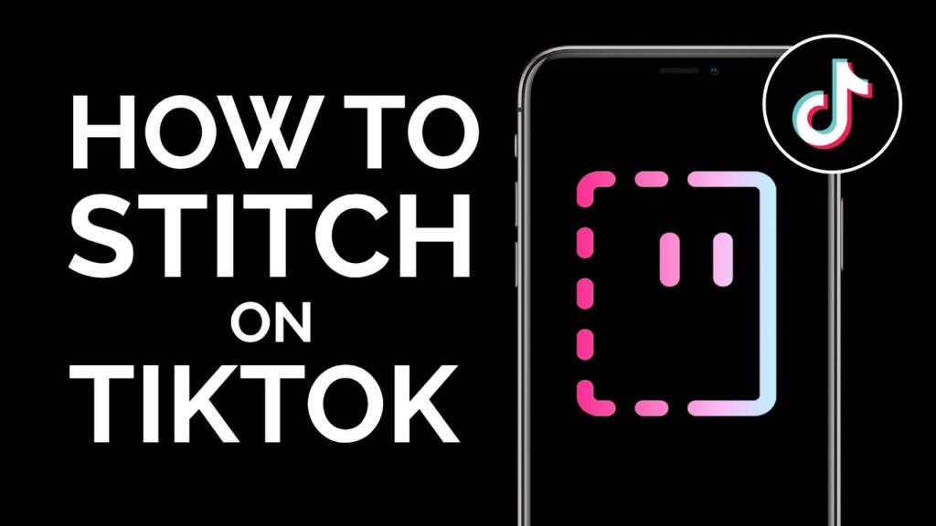 how to stitch a video onn TikTok logo: how to stitch a video on TikTok