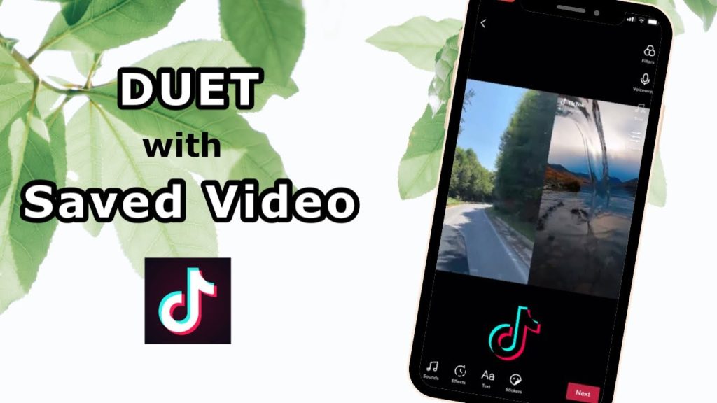 duet with a saved video on tiktok: how to duet on tiktok with a saved video