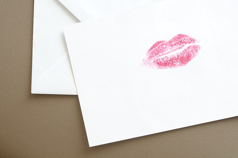 Lett with lipstick mark; 10 Best Long Distance Valentine’s Day Ideas For Him and Her (2022)