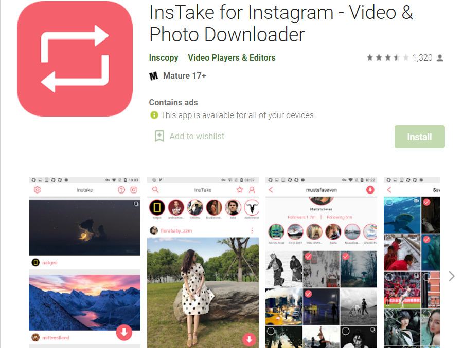 InsTake; 7 Best Video Downloader Apps for Android That Are Free (2022) 