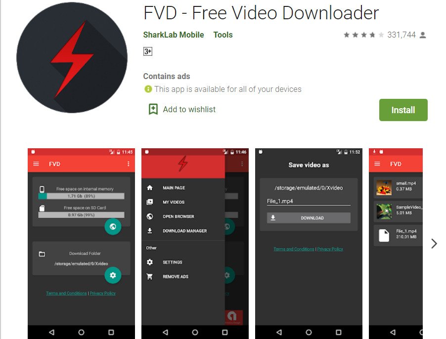 FVD - Free Video Downloader; 7 Best Video Downloader Apps for Android That Are Free (2022) 