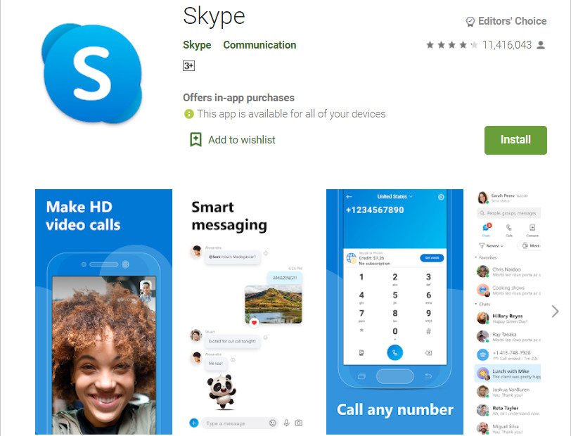 Skype; 8 Best Editor's Choice Apps in 2022 | Essential Apps For All