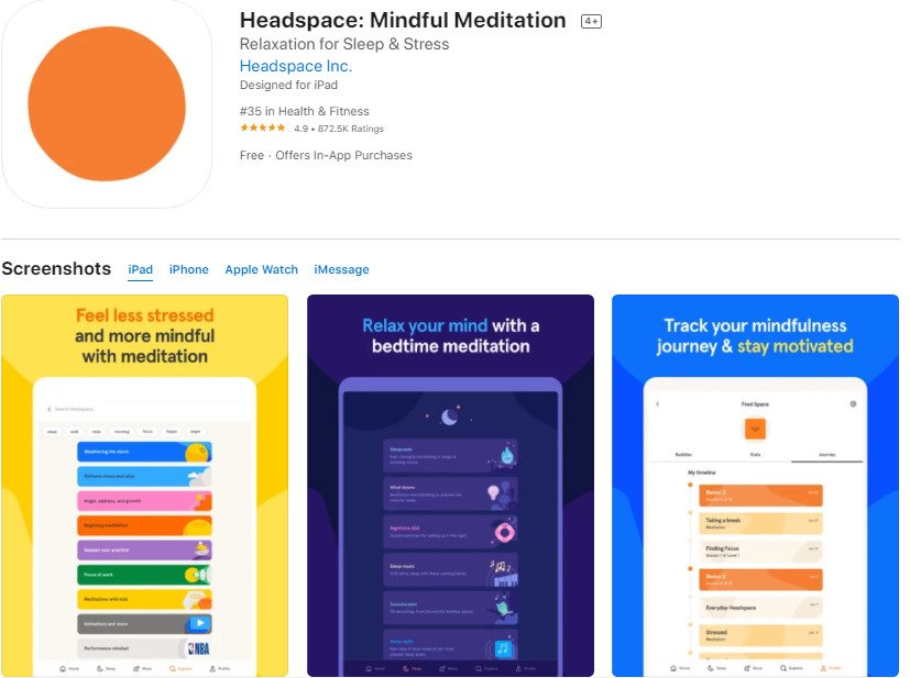 Headspace; 8 Best Editor's Choice Apps in 2022 | Essential Apps For All