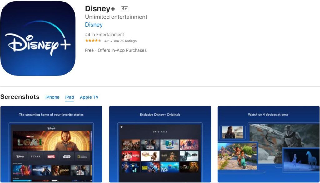Disney+; 7 Best Video Streaming Apps in 2022 | Download on Android & iOS