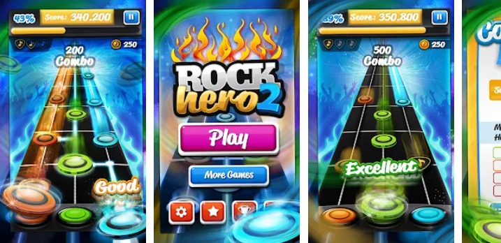 Rock Hero; Best Music Games for Android in 2022 | Rhythm Games For All