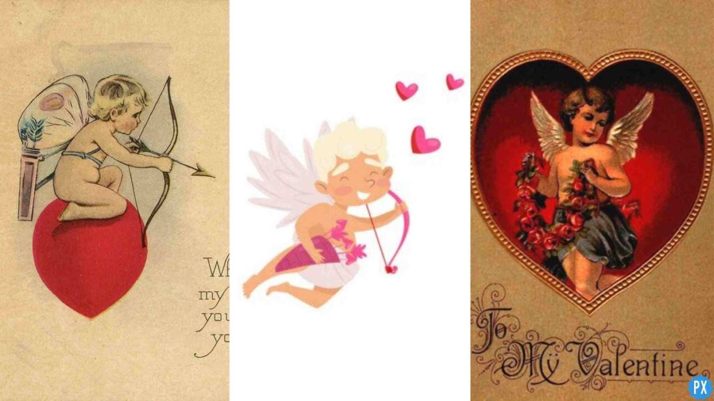 Cupid with arrow and heart; Is Cupid Real? Why Is He Related To Valentine’s Day?