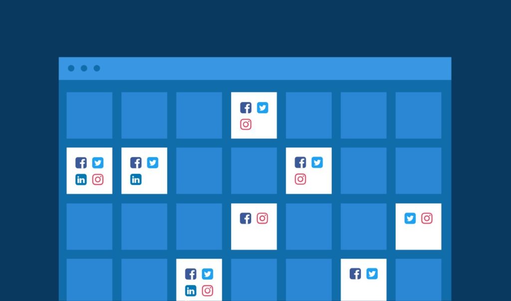 how to create a social media calendar to remain updated: organizer