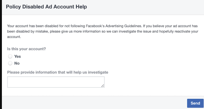 How To Recover A Suspended Facebook Ads Account?