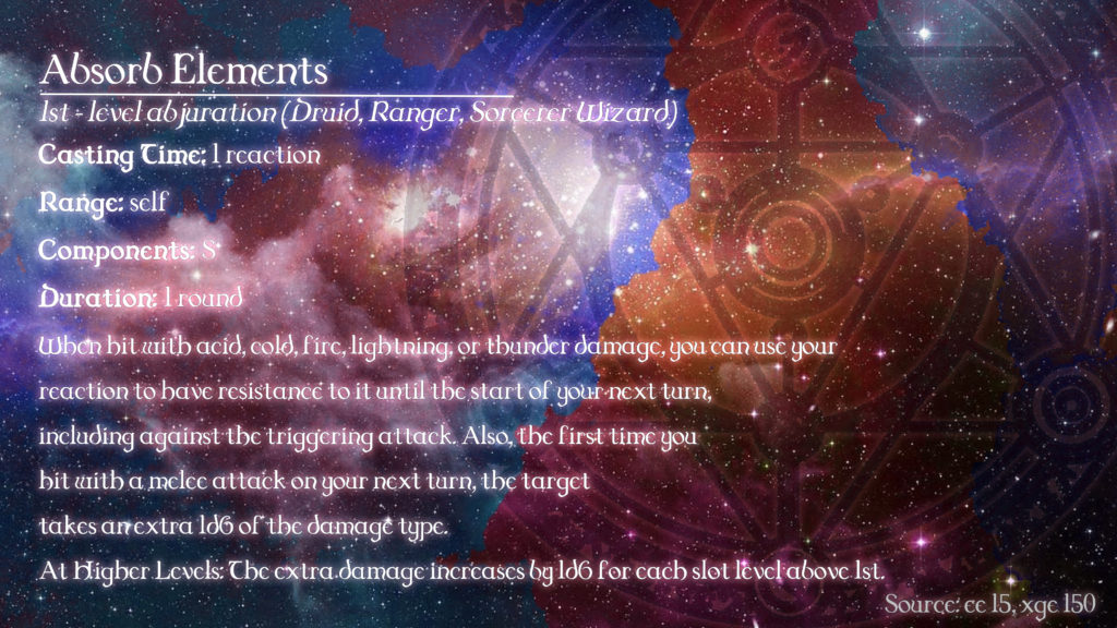 Absorb Elements 5e DnD: The Ultimate Spell To Give You Resistance | Know All about Absorb Elements!!