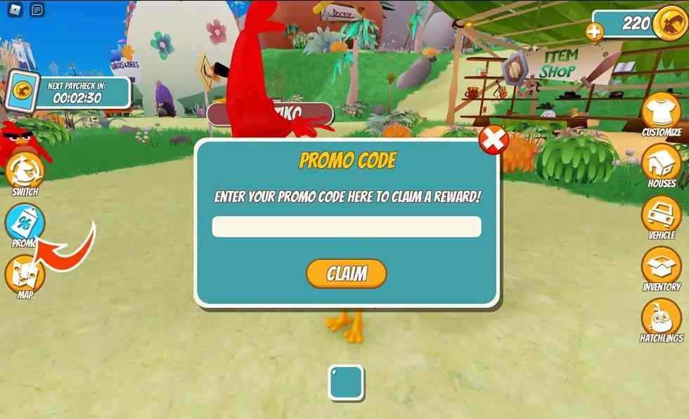 How To Use Roblox Angry Birds: Bird Island Codes?