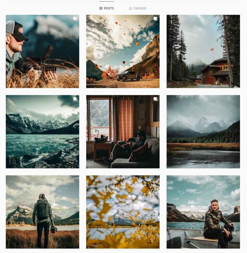 arresting your viewers on Instagram Grid Layout: design row by row