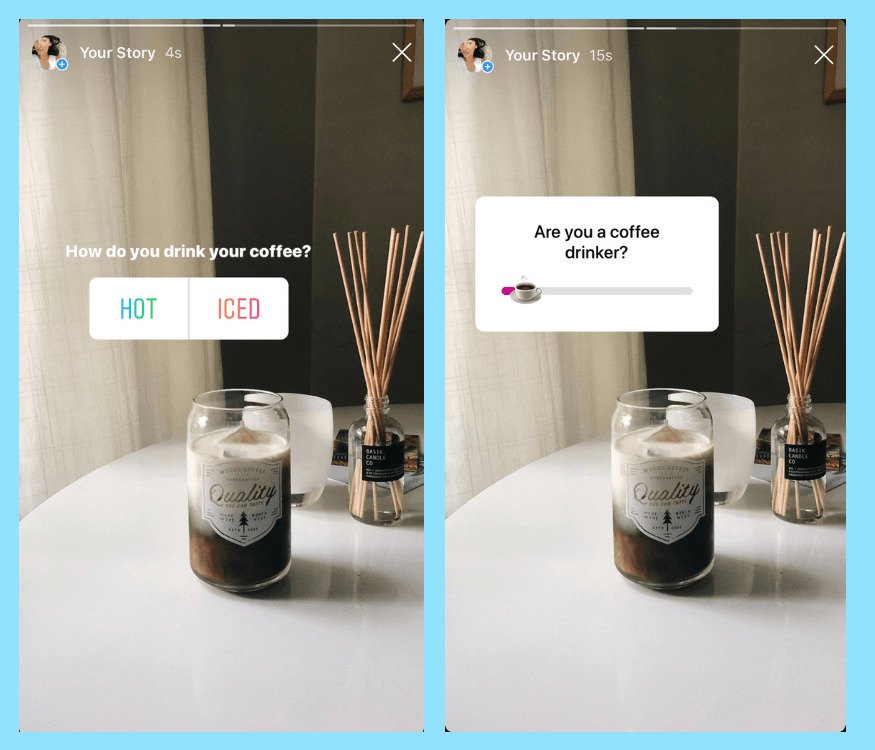 how to analyze Instagram stories with Instagram insights in a simple way: initiating polls
