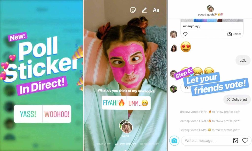 how to use polls in Instagram stories to engage your viewers: instant replies