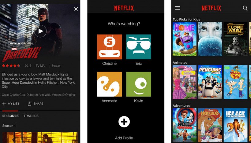 how to take screenshot of Netflix by using an iPhone 