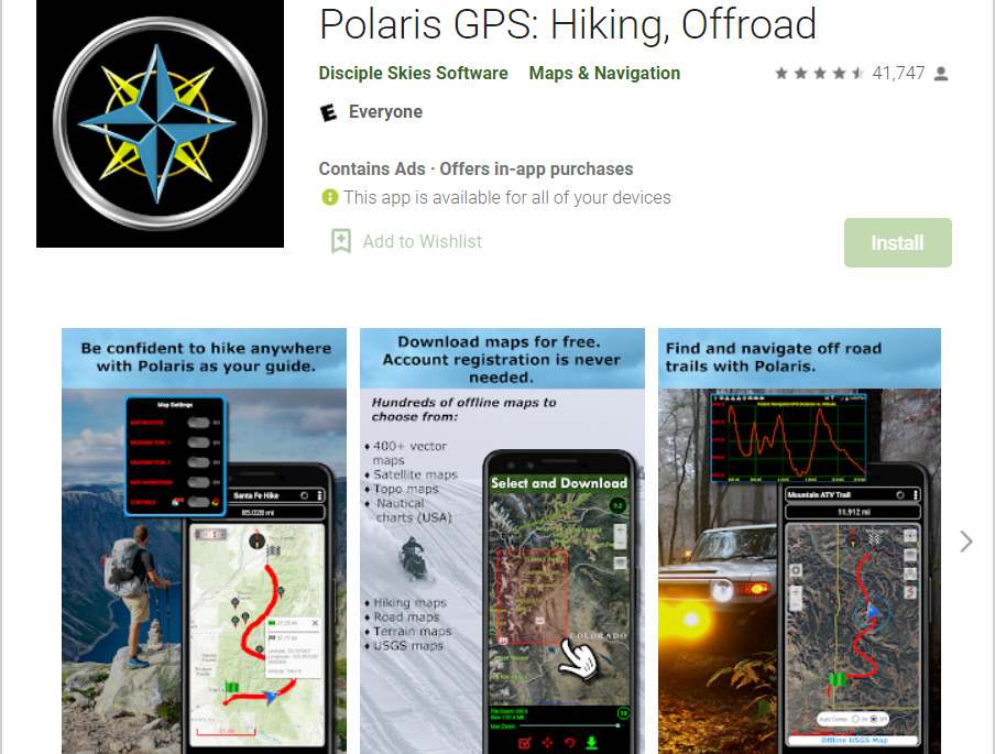 Polaris GPS: Hiking, Offroad; 10 Best Maps and Navigation Apps in 2022 | Top GPS Apps For You