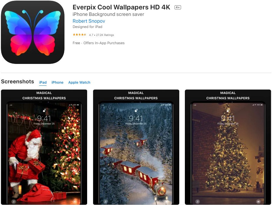Everpix; 10 Best Wallpaper Apps for iPhone and Android