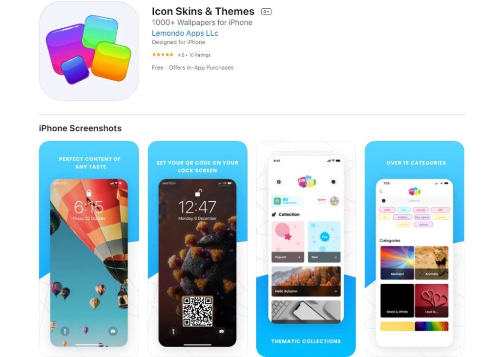 Icon Skins and Themes; 10 Best Wallpaper Apps for iPhone and Android