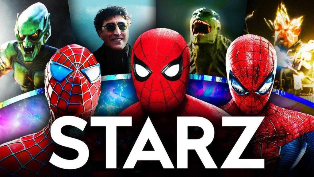 Spider-Man: No Way Home is Streaming on Starz!