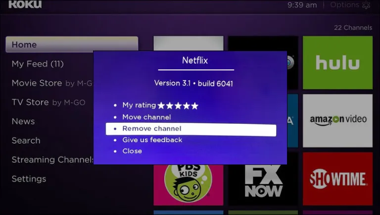 how to log out of Netflix on Roku