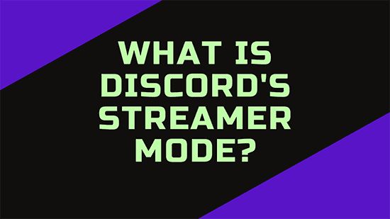 Discord Streamer Mode