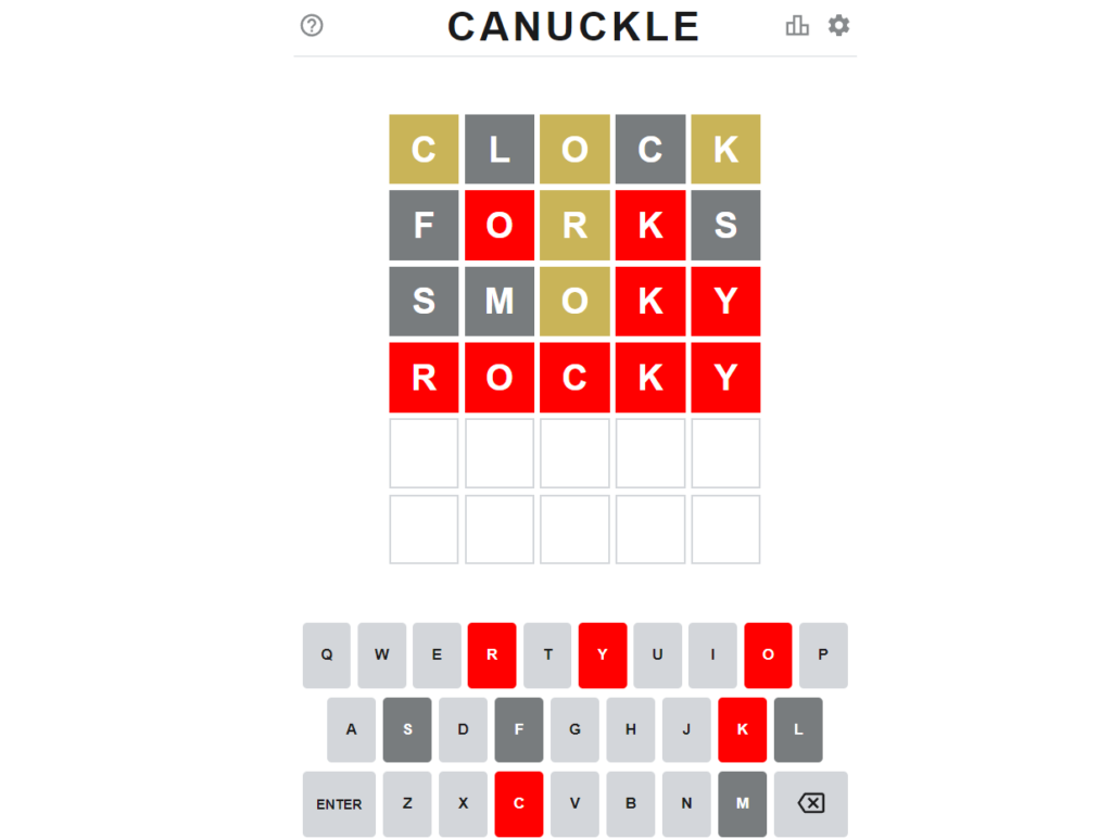 Canuckle Answer of 20 March 2022/ Todays Canuckle Word