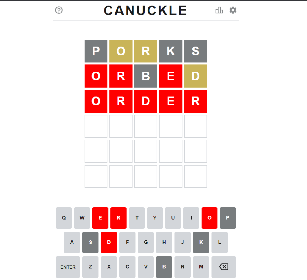 Canuckle Answer of 28 March 2022/ Todays Canuckle Word