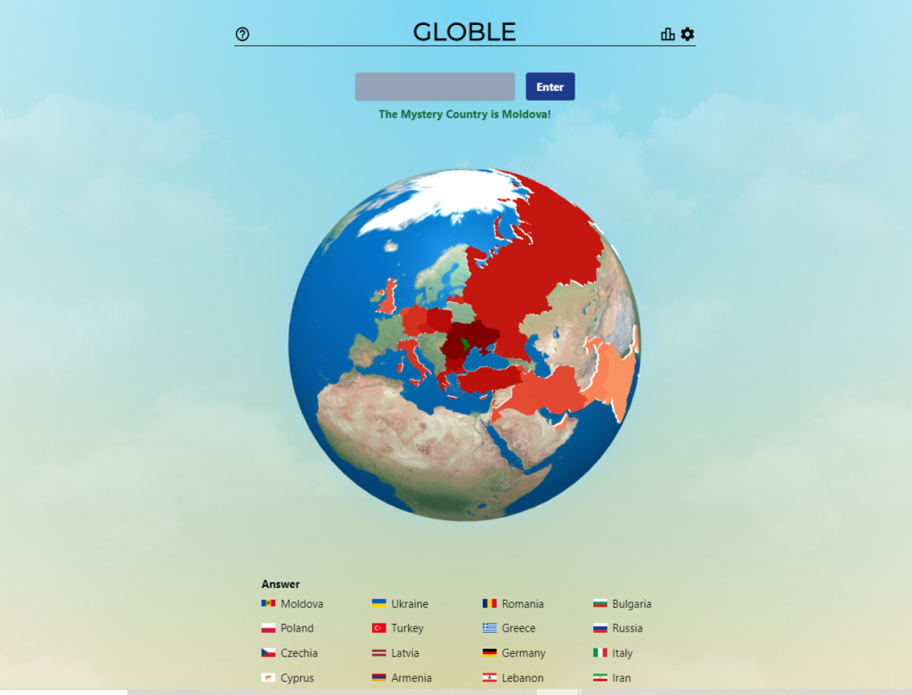 Today's Globle Answer of March 28, 2022 | Globle Map Country Monday