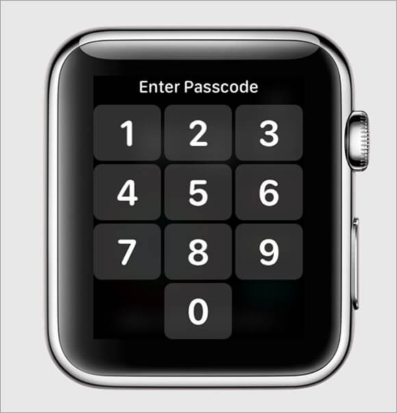 Apple Watch Security Features to set a unique passcode.