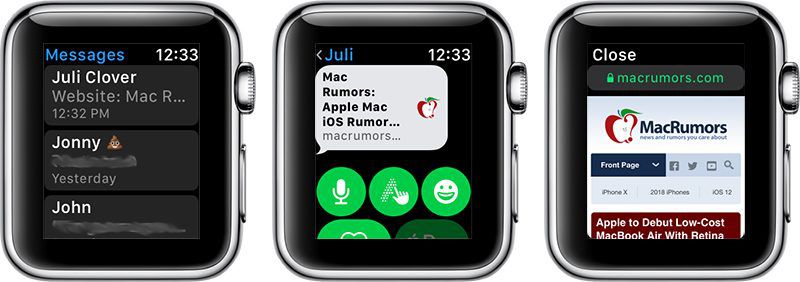 How to Browse the Internet on Apple Watch Using Mail or Message App?