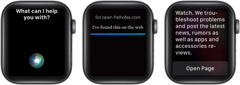 How to Browse the Internet on Apple Watch using Siri