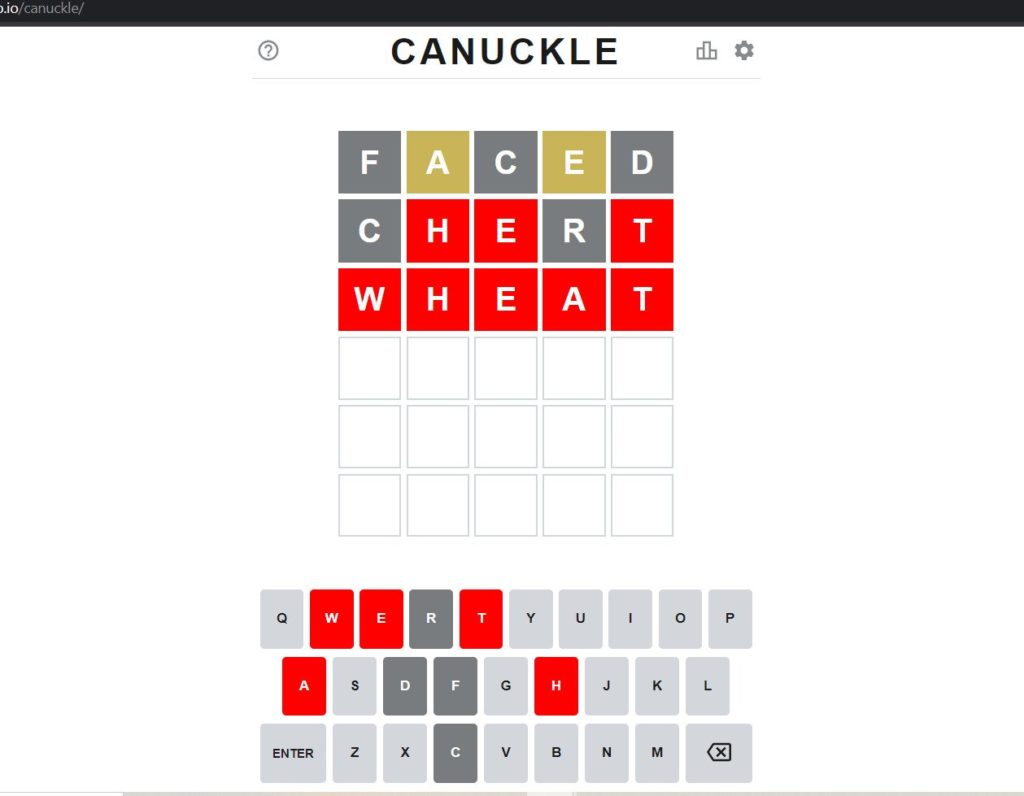 Canuckle Answer of 15 March 2022/ Todays Canuckle Word
